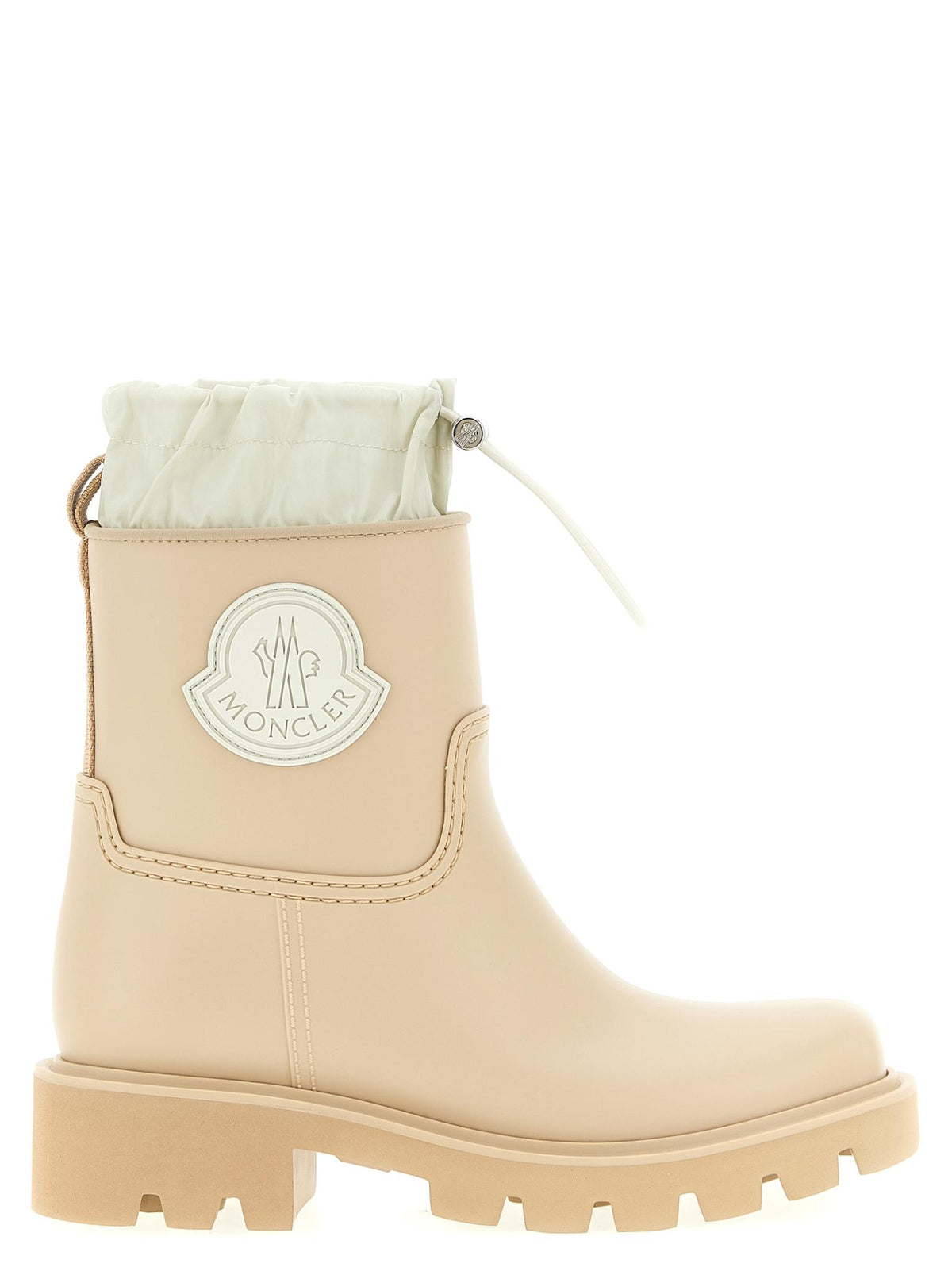 Moncler Black Leather Mid-Calf Boots