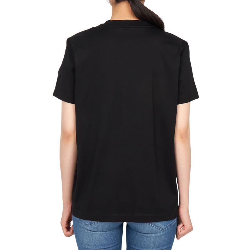 Moncler Mock Pocket Women’s Short Sleeve T-Shirt Black