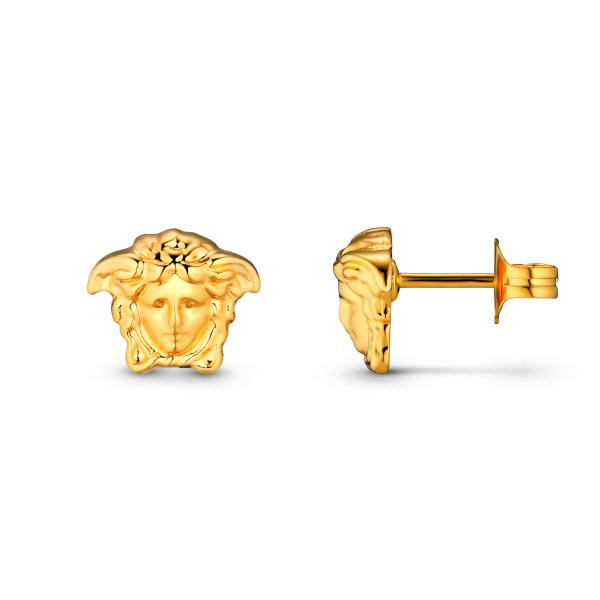 Versace Medusa Stud Earrings Unisex Jewelry DG25591 DMT1 3J000