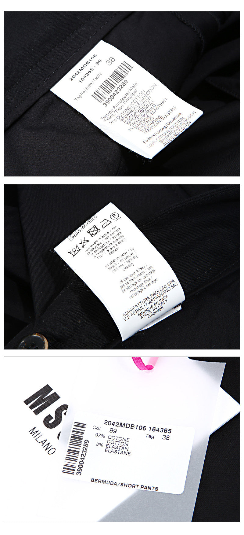 MSGM Crop Wide Leg Trousers MDB106 99