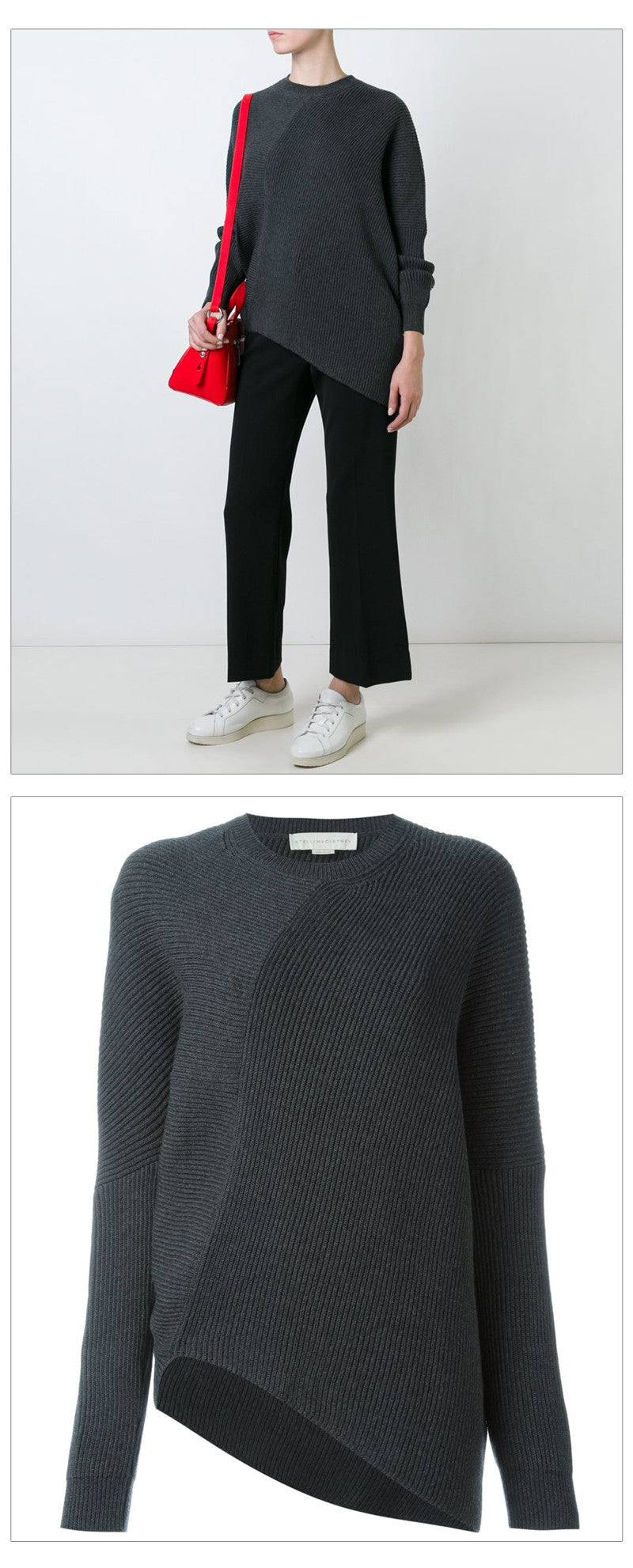 Stella McCartney Women's Crewneck Knit Sweater 431737 1165