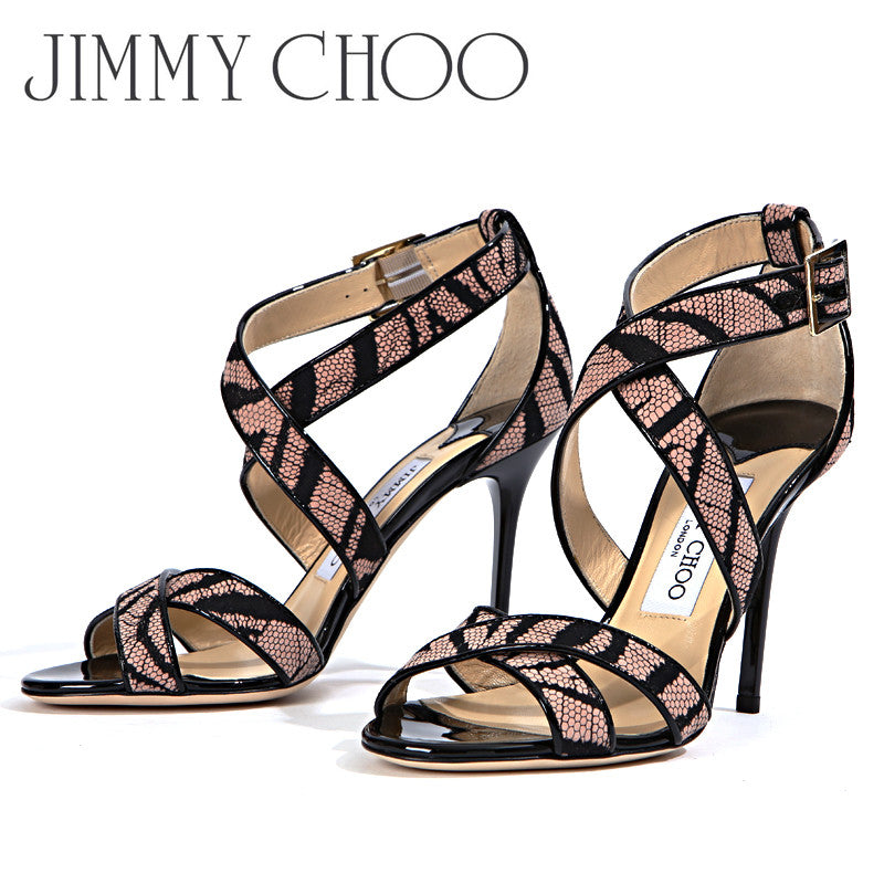 Jimmy Choo Adonis Zebra Rose Women's Sandals LOTTIE ZLS