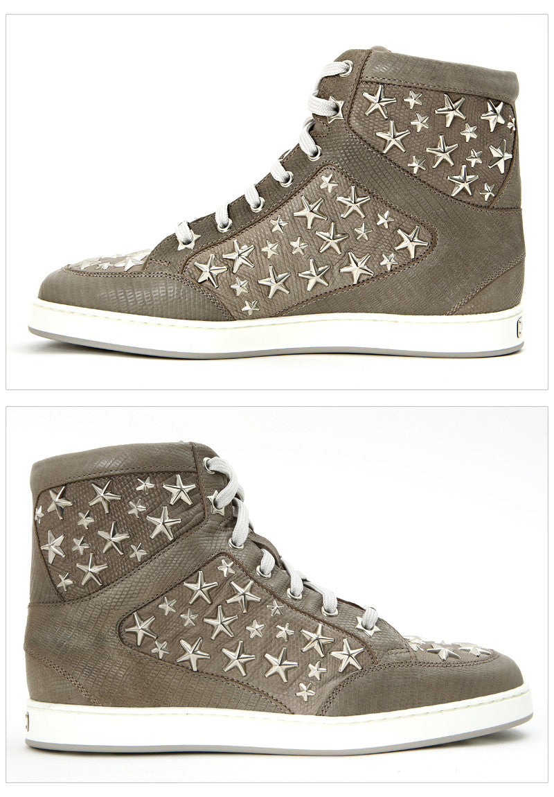 Jimmy Choo Women's Star-Studded High-Top Sneakers TOKYO PEBBLE