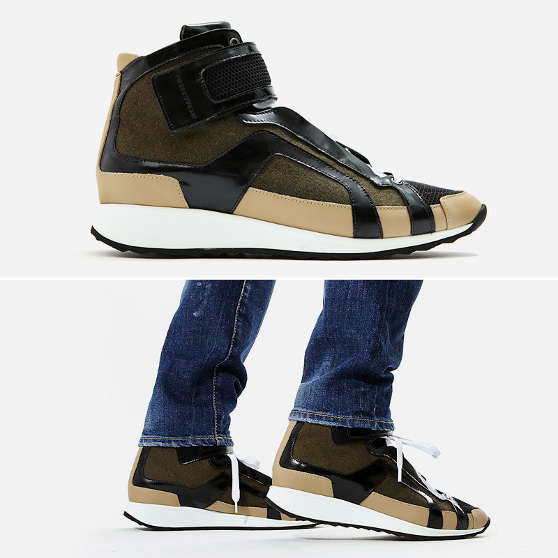 Pierre Hardy Men's High Top Sneakers CX01 MESHFABRIC
