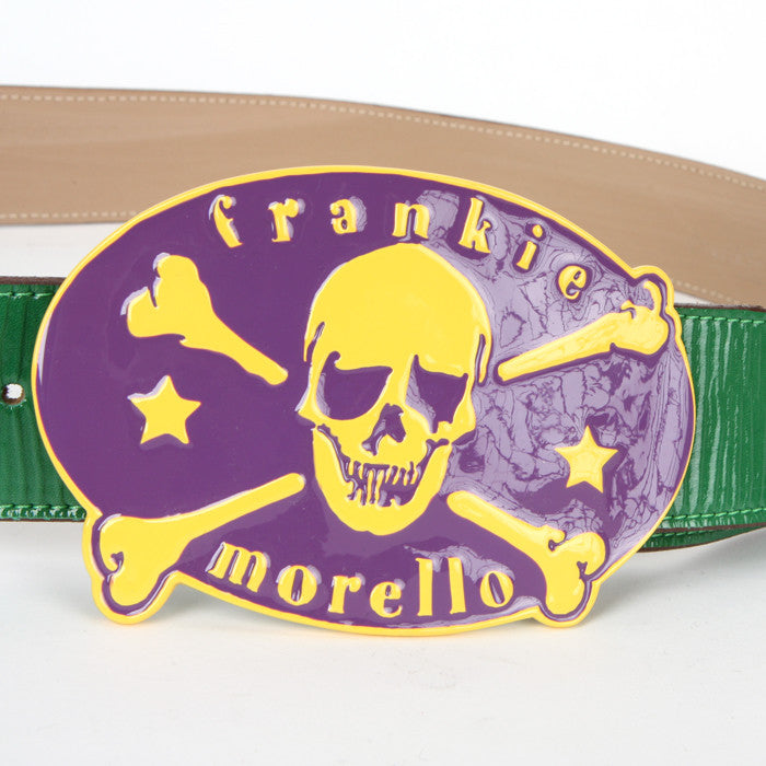Frankie Morello Men's Skull Logo Belt 200506776