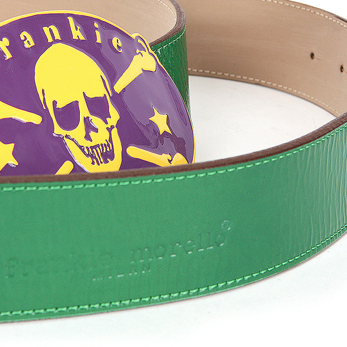 Frankie Morello Men's Skull Logo Belt 200506776