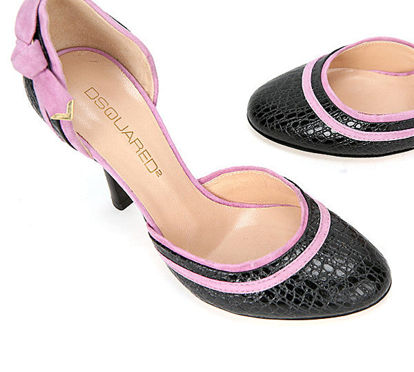 Dsquared2 Women's Knot Ring Side Cutout D'Orsay Pumps 6506