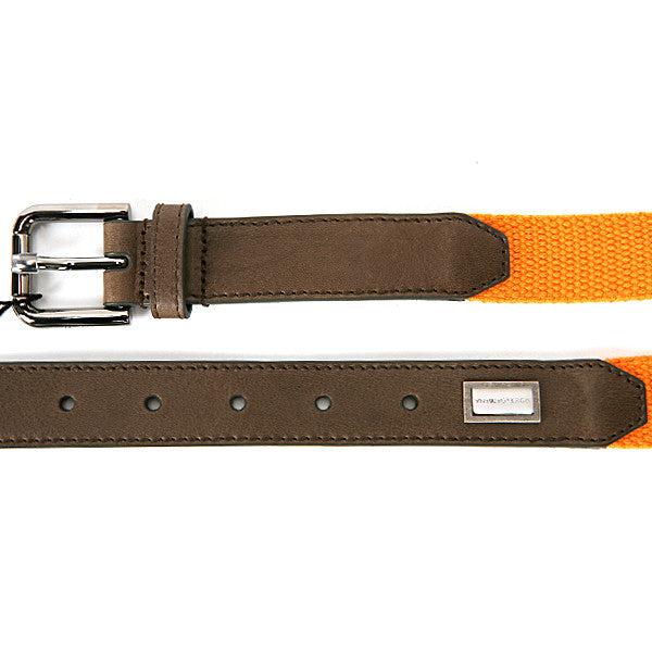 Dolce&Gabbana Men's Mini Plaque Belt BC3418 8B977