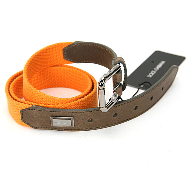 Dolce&Gabbana Men's Mini Plaque Belt BC3418 8B977