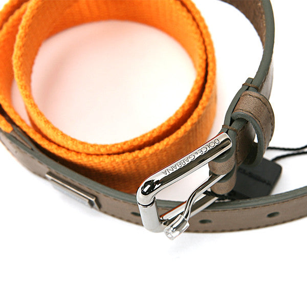 Dolce&Gabbana Men's Mini Plaque Belt BC3418 8B977