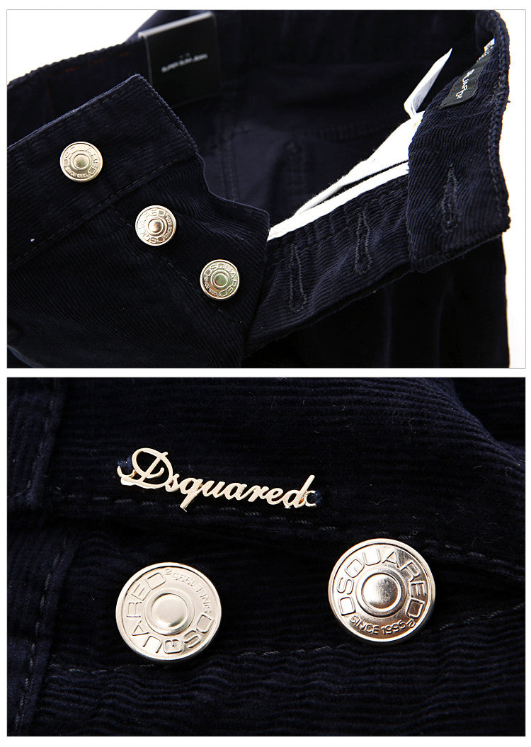 Dsquared2 Women's Super Slim Fit Corduroy Pants LA0431 524
