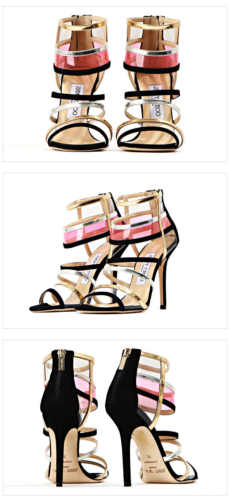 Jimmy Choo Women's Black Sandals MAITAI BLACK