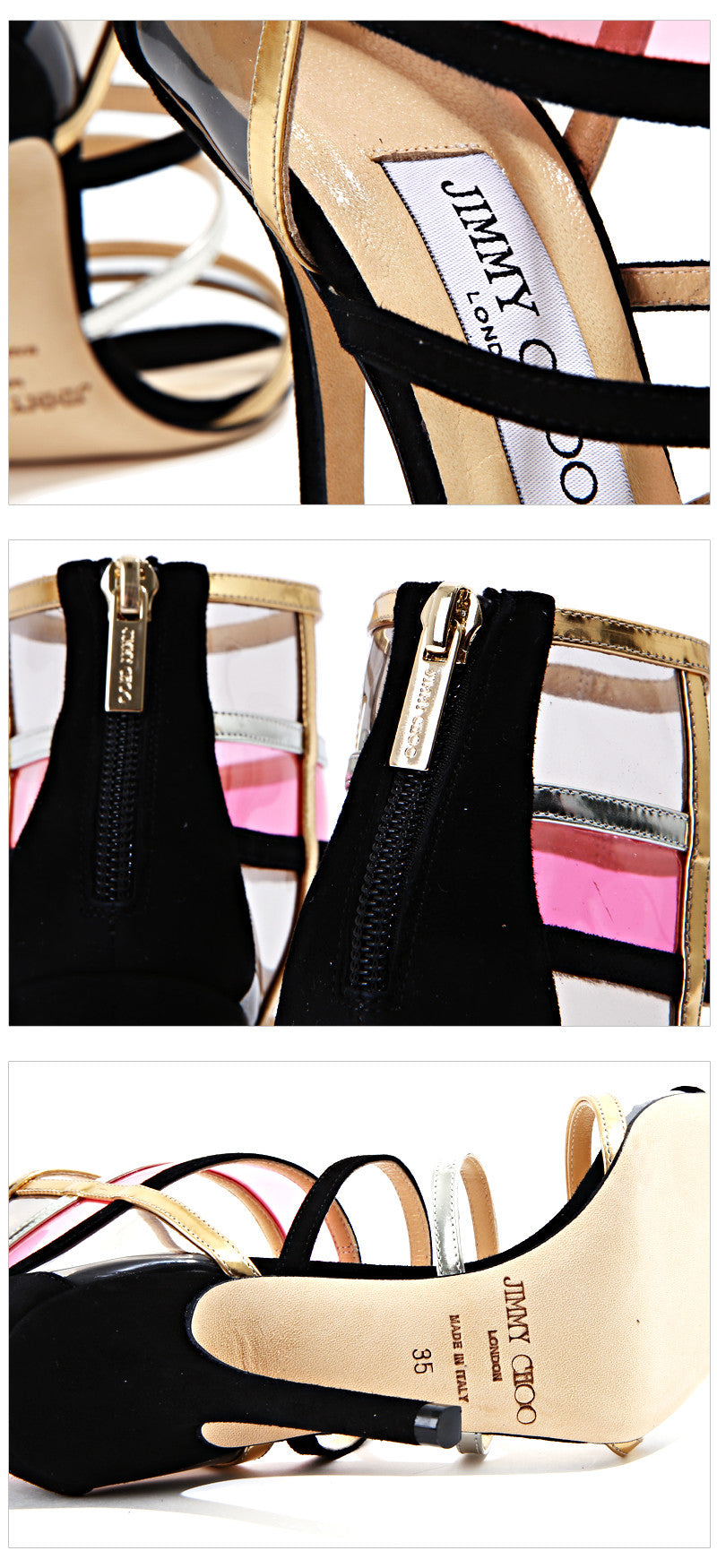 Jimmy Choo Women's Black Sandals MAITAI BLACK