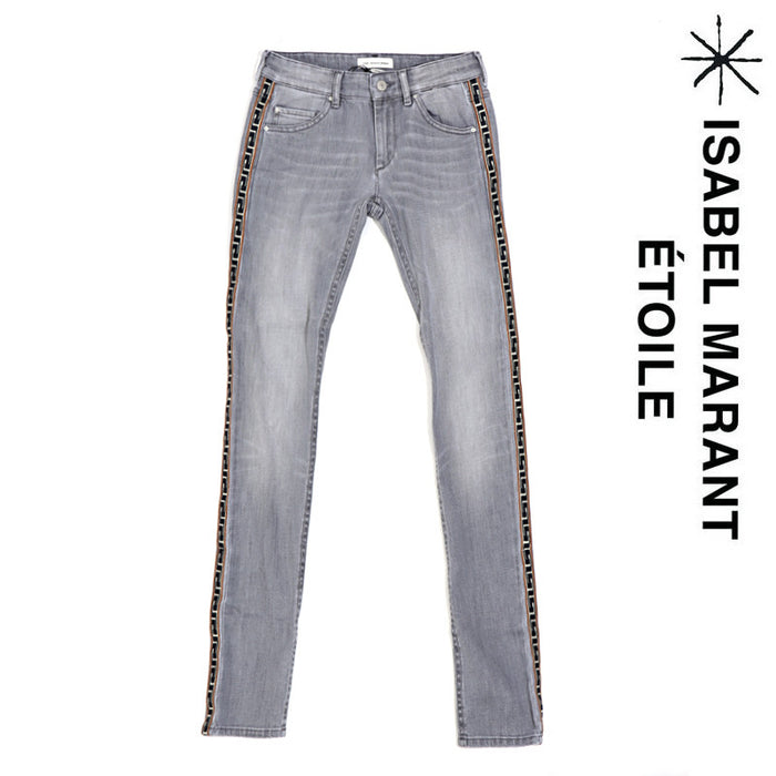 Isabel Marant Women's Gray Denim Jeans PA0429 02LY