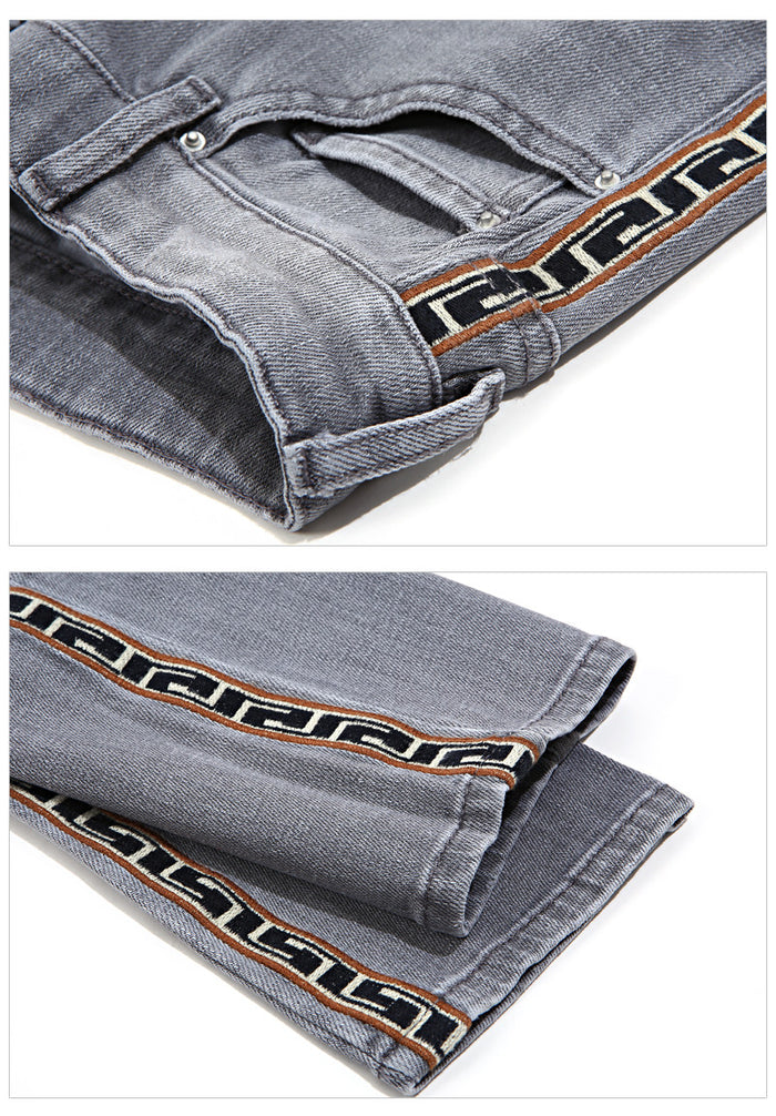 Isabel Marant Women's Gray Denim Jeans PA0429 02LY