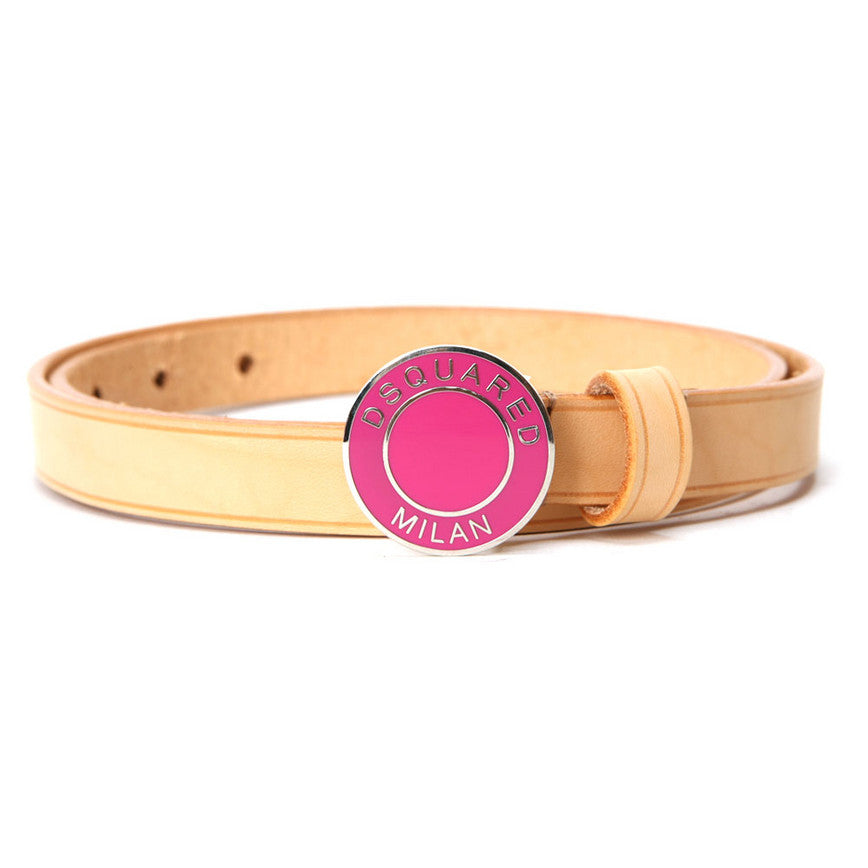 Dsquared2 Adonis Milan Logo Women's Skinny Belt BE5107 V291 9843