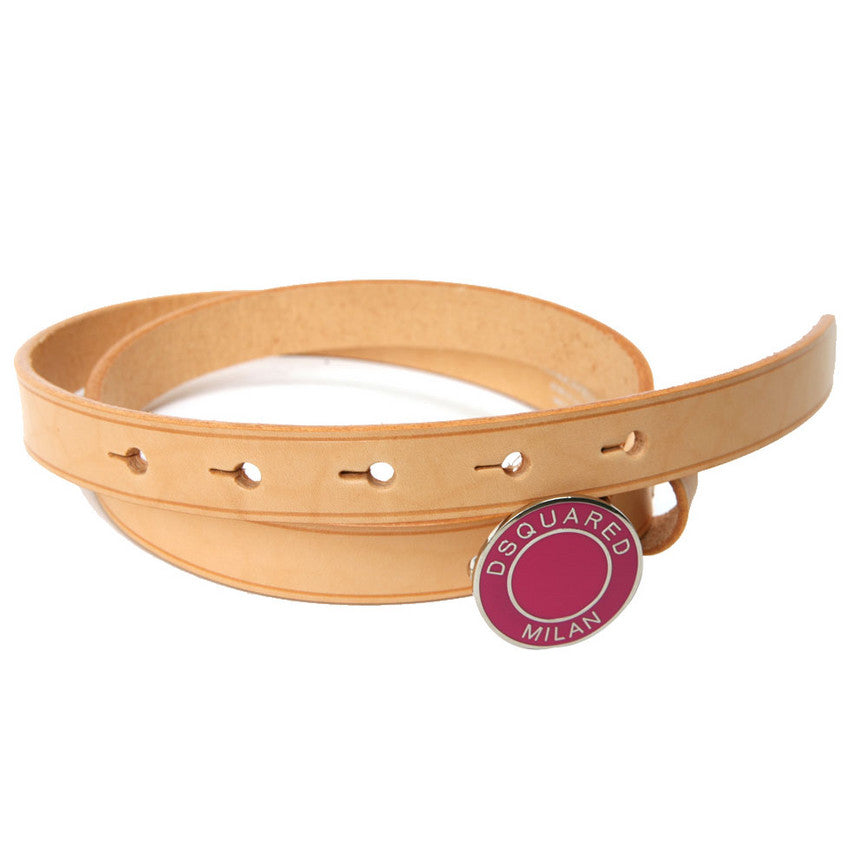 Dsquared2 Adonis Milan Logo Women's Skinny Belt BE5107 V291 9843