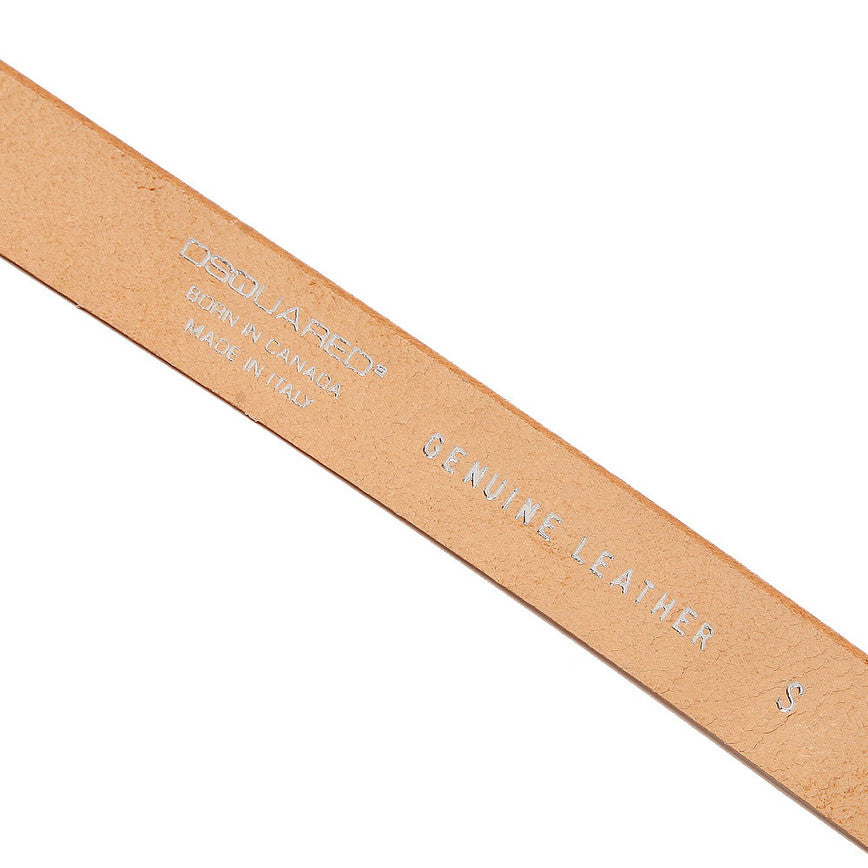 Dsquared2 Adonis Milan Logo Women's Skinny Belt BE5107 V291 9843