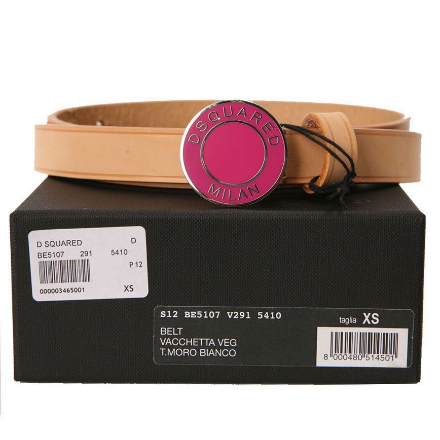 Dsquared2 Adonis Milan Logo Women's Skinny Belt BE5107 V291 9843