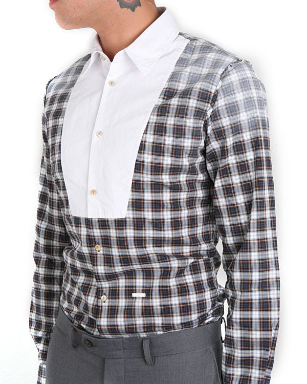 Dsquared2 Men's Plaid Vintage Washed Long Sleeve Shirt DL0419 002