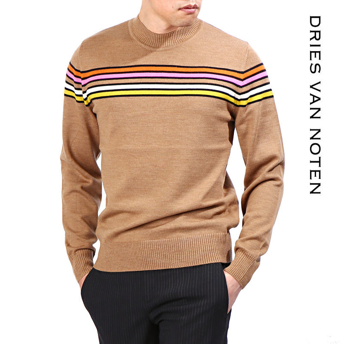 Dries Van Noten Merino Wool Crewneck Sweater Adonis Mateo