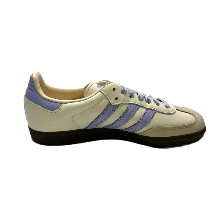 Adidas Samba OG Cream White Violet Low Top Sneakers Women