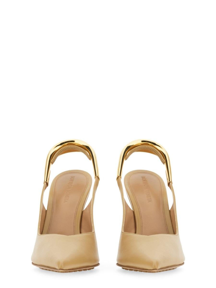 Bottega Veneta Leather Slingback Pumps