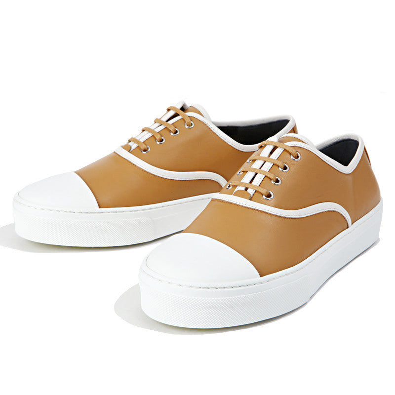 CELINE Women's Leather Lace-Up Low Top Sneakers 319973NUPC 02WC