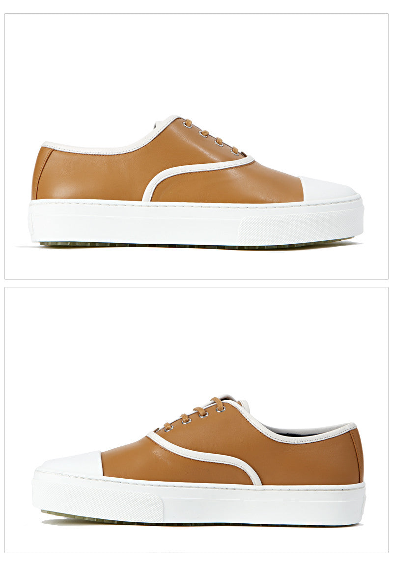 CELINE Women's Leather Lace-Up Low Top Sneakers 319973NUPC 02WC