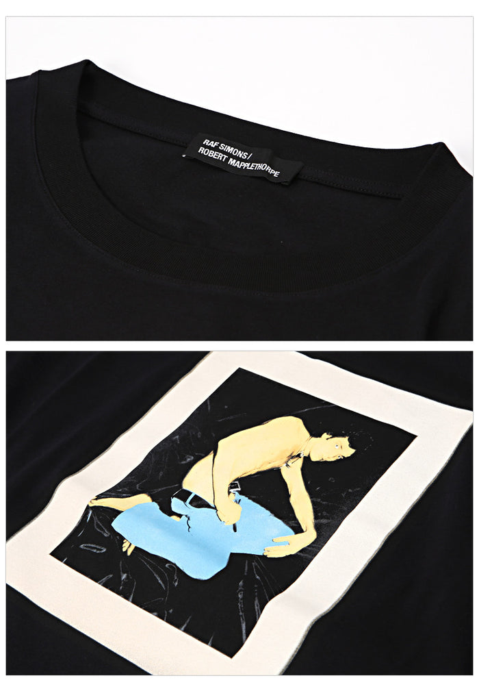 Raf Simons Adonis Graphic Oversized Long Sleeve T-Shirt 137 19002
