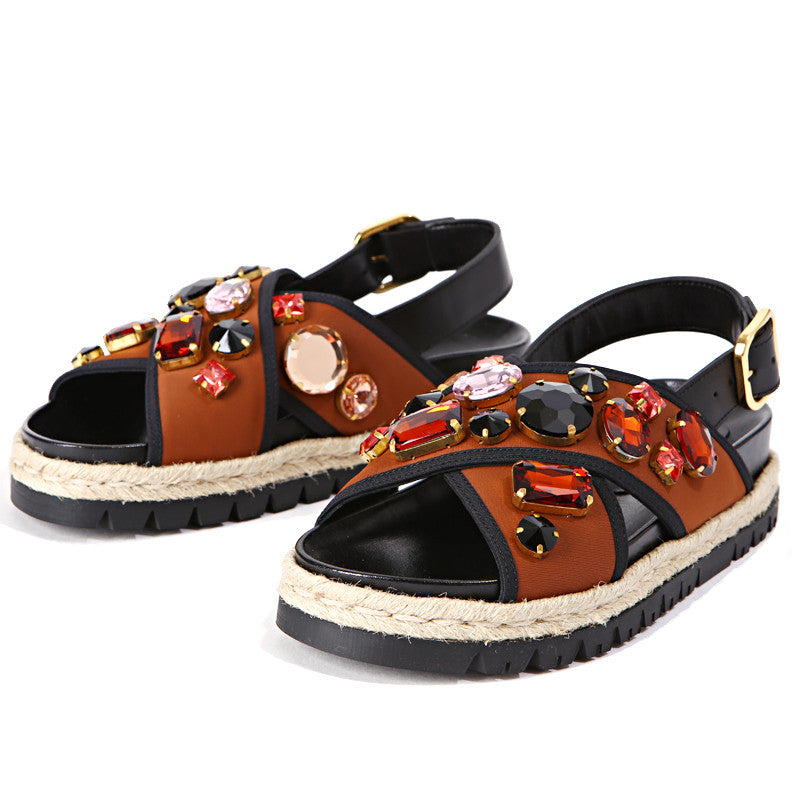 Marni Adonis Jeweled Women's Sandals 14G03 00Y37