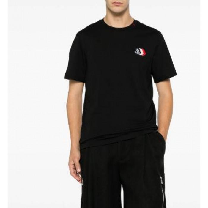 Moncler Men's Logo Cotton T-Shirt 8C00040 89B8Q 999