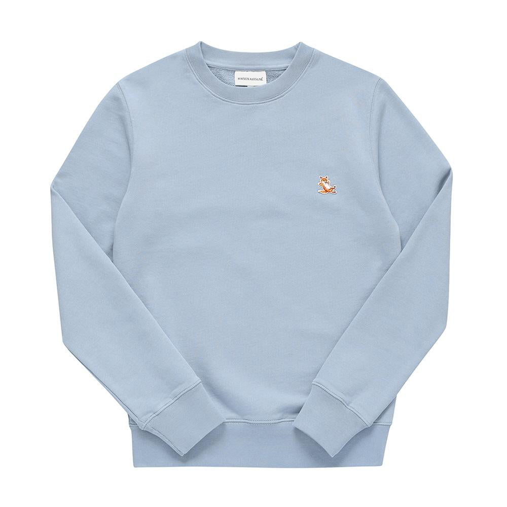Maison Kitsune Chillax Fox Patch Sweatshirt Men White LM00303 KM0001 0122