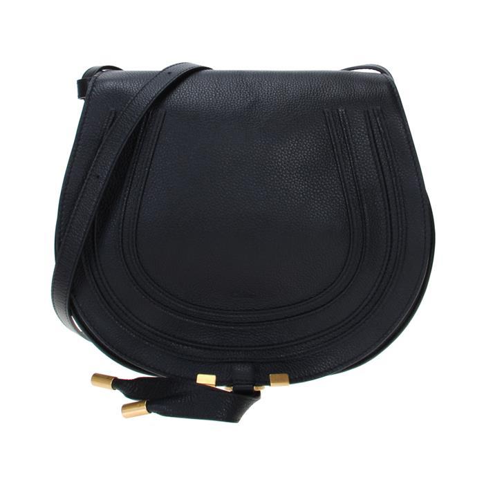 Chloe Marcie Saddle Leather Shoulder Bag CHC21AS605F01001
