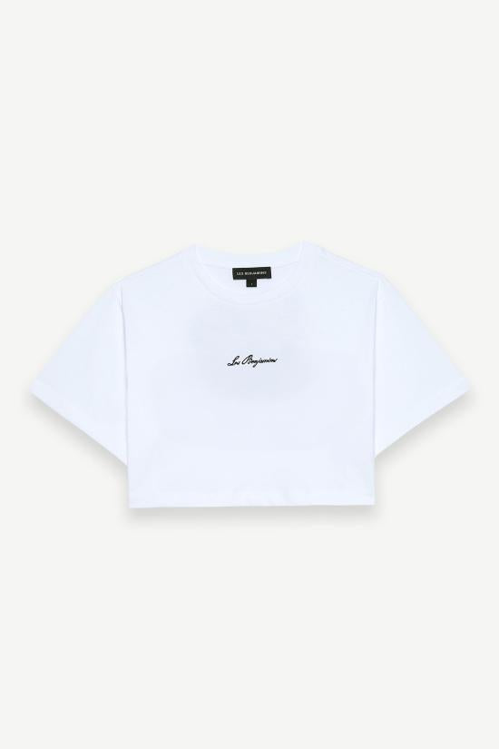Les Benjamins White Short Sleeve T-Shirt LEBW 251 MRTS 006