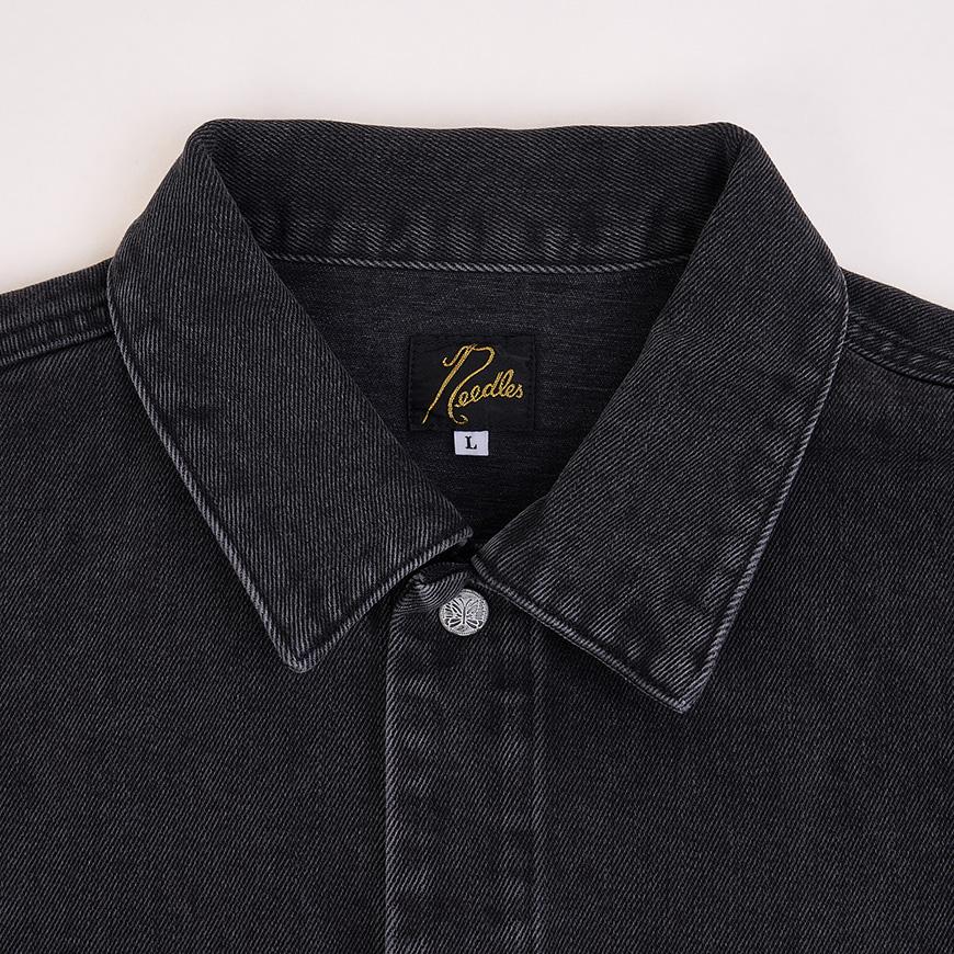 NEEDLES Men’s Coverall Heavy Twill Jacket RW213 BLACK