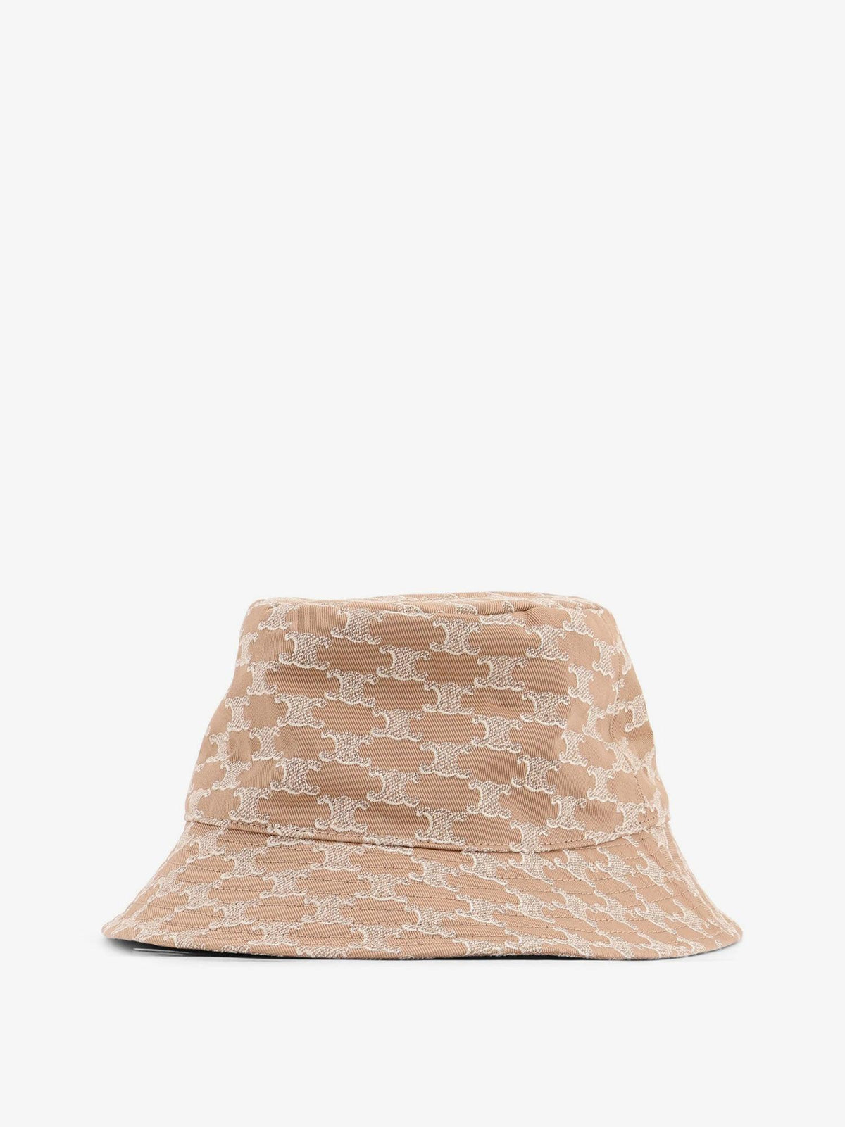 CELINE Logo Print Cotton Bucket Hat