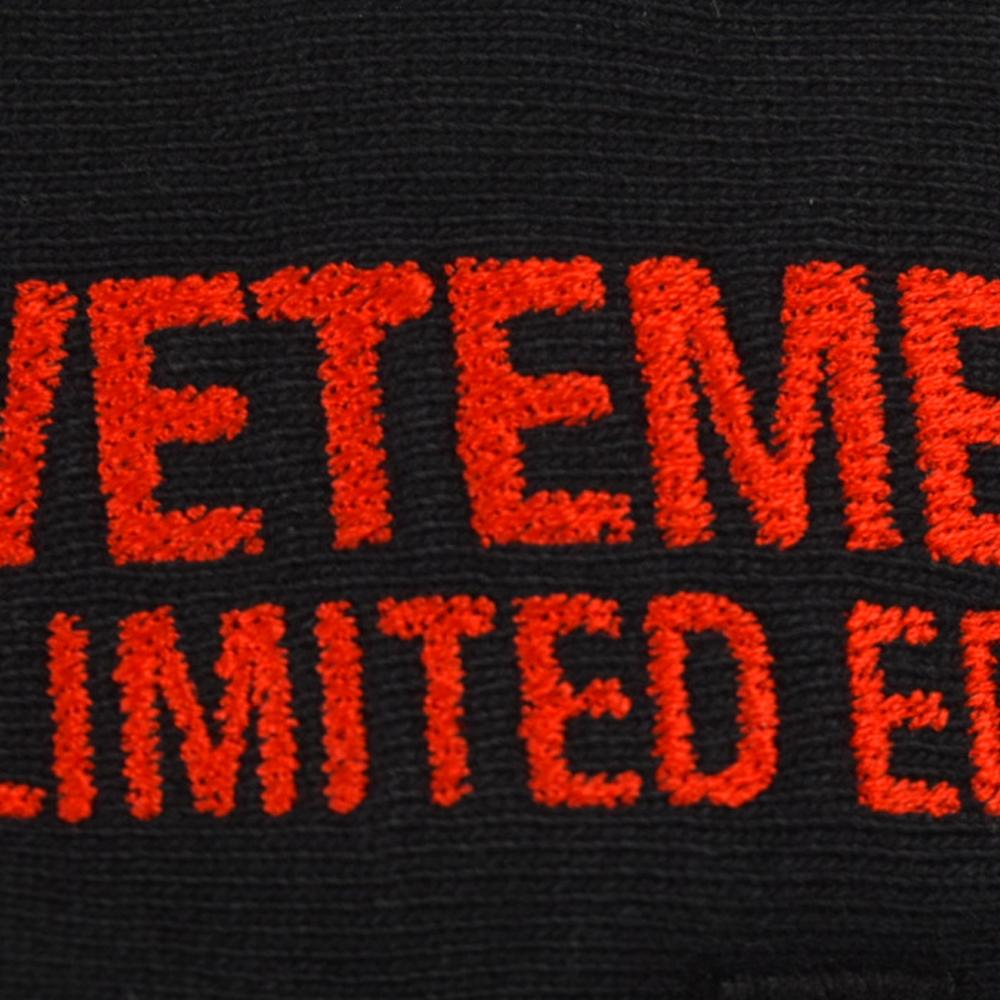 Vetements World Tour Black Red Hoodie Women’s Pullover Sweatshirt