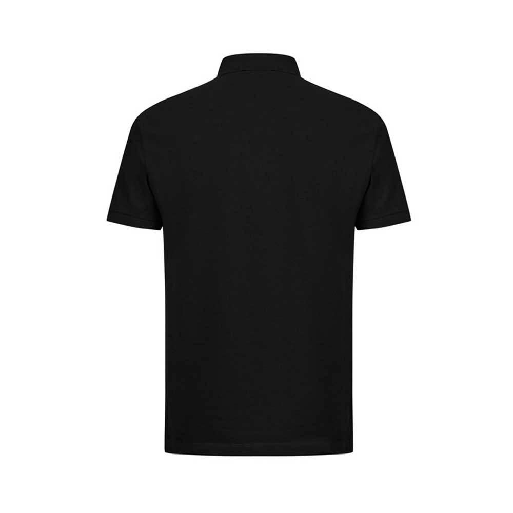 STONE ISLAND Black Slim Fit Polo Shirt Men Cotton PK 2200008