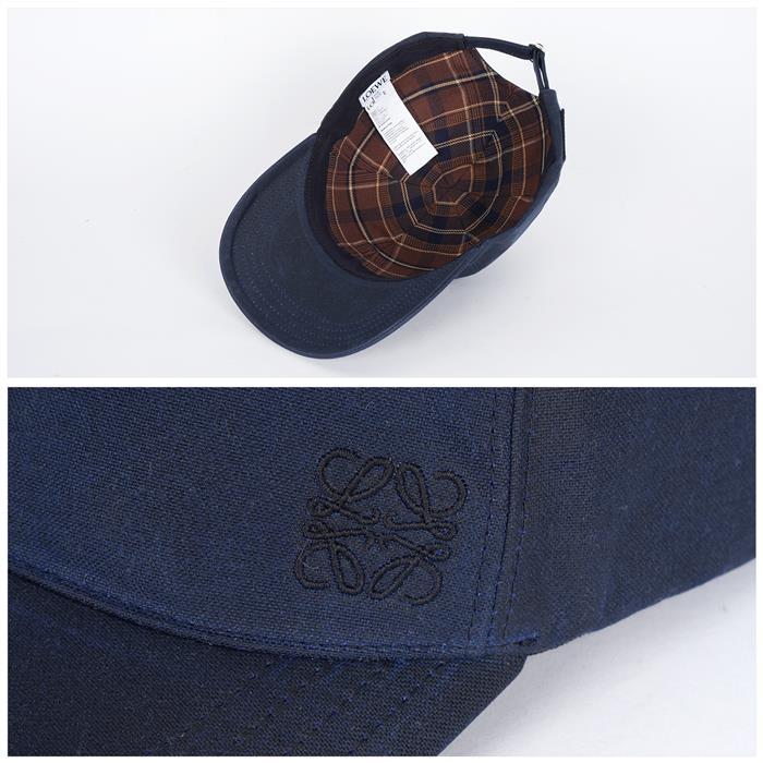 LOEWE Anagram Embroidered Logo Waxed Canvas Baseball Cap K820358X40 5544