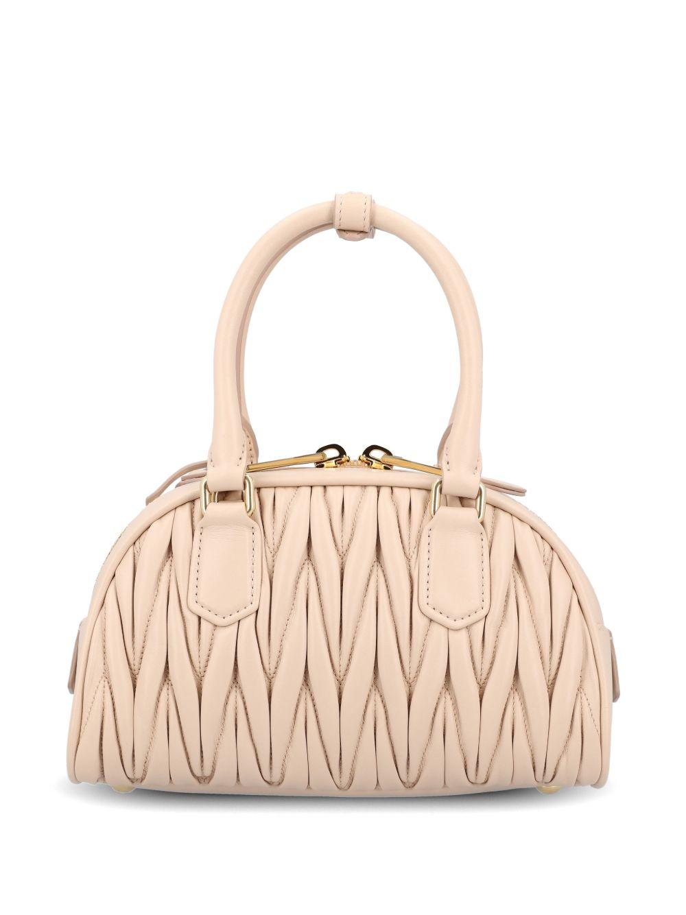 Miu Miu Pink Leather Shoulder Bag