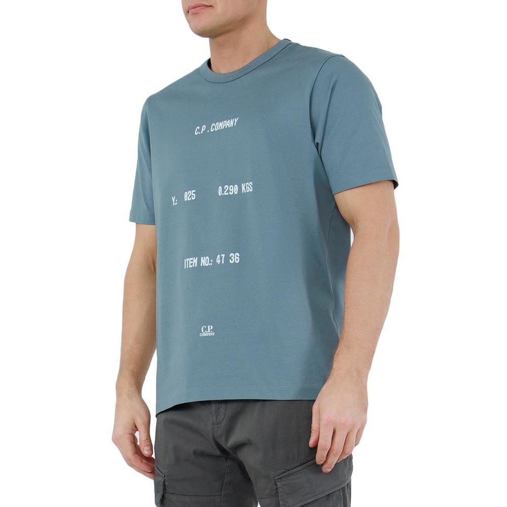CP Company Typographic Logo Short Sleeve T-Shirt for Men