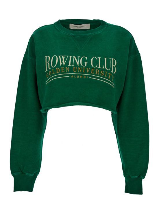 GOLDEN GOOSE Green Long Sleeve Sweatshirt Women’s Cotton To GWP01787P00141235882