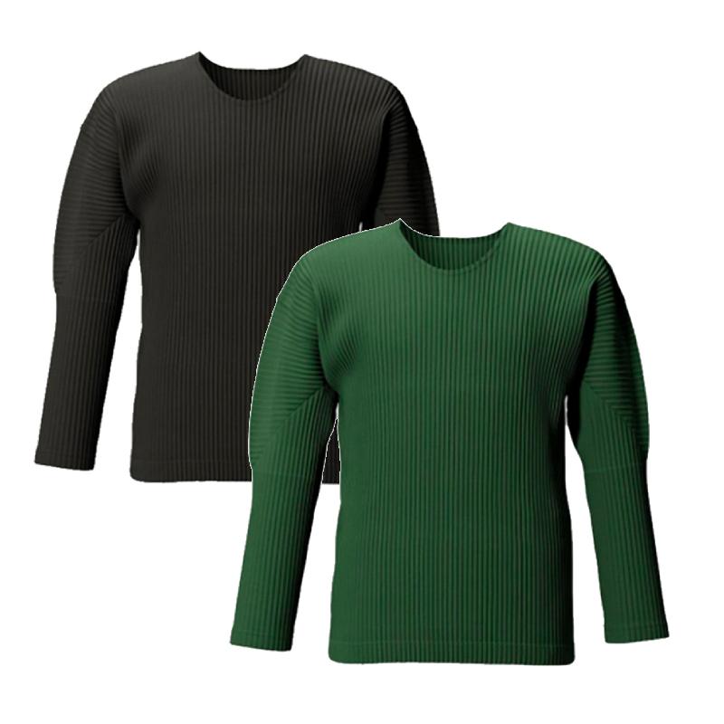 Issey Miyake Homme Plissé Monthly Long Sleeve T-Shirt for Men JK116 4