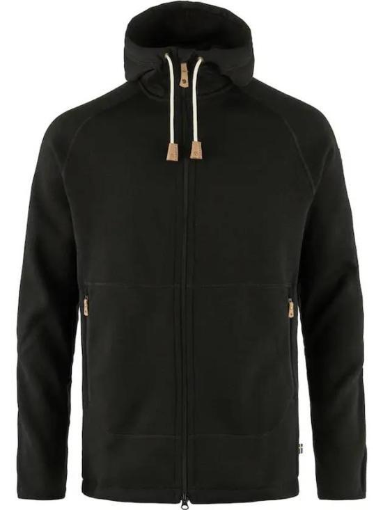 Fjallraven Ovik Fleece Hoodie Men's Jacket 82252 BLACK DOM