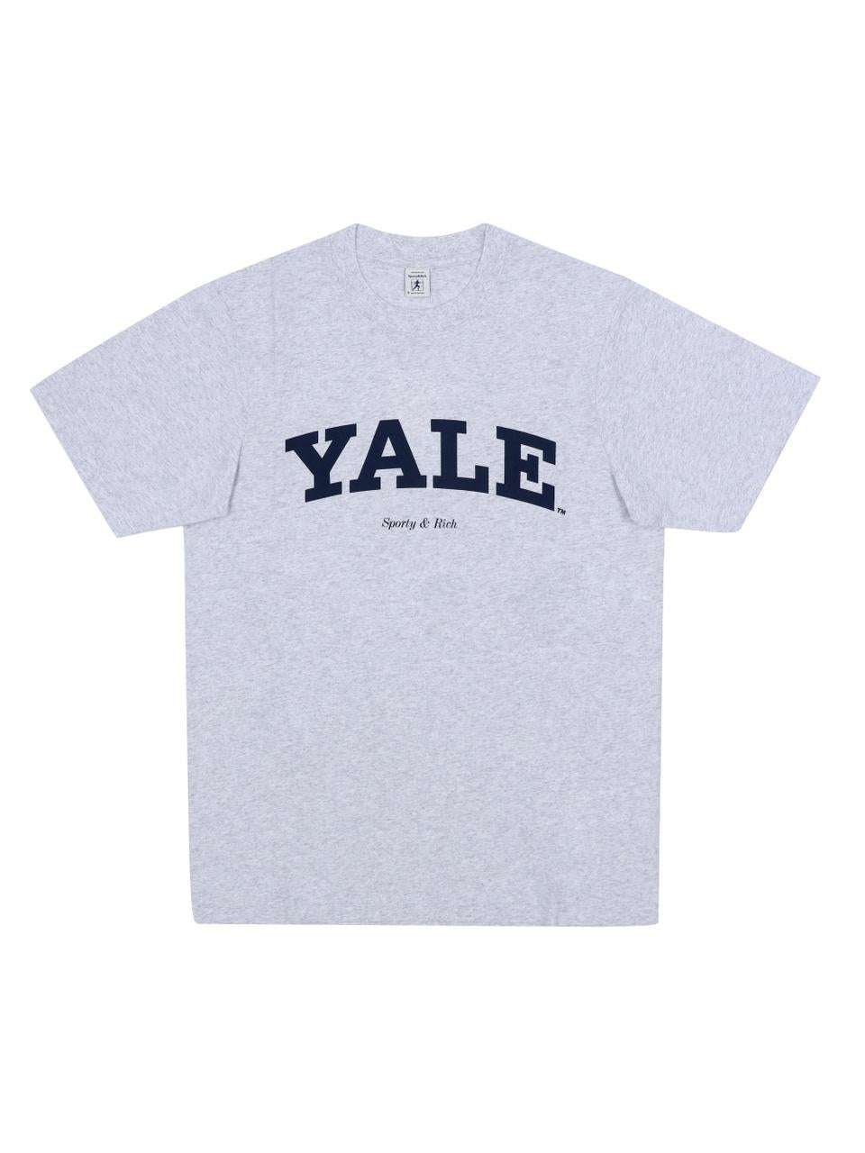 SPORTY&RICH Heather Gray Unisex Short Sleeve T-Shirt