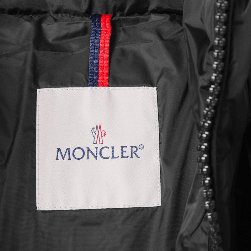 Moncler Maya Hooded Short Down Puffer Jacket Black