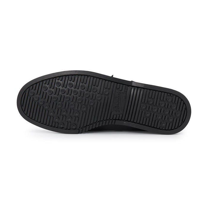 PARABOOT Bas Men’s Boat Shoes Black Leather Loafers