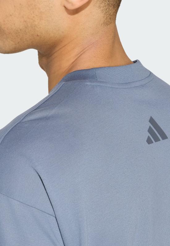 Adidas Men’s Short Sleeve T-Shirt Black Cotton Crewneck Tee KY5654 DOM