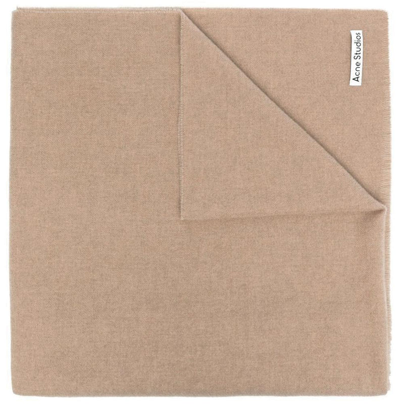 Acne Studios Logo Patch Soft Wool Scarf